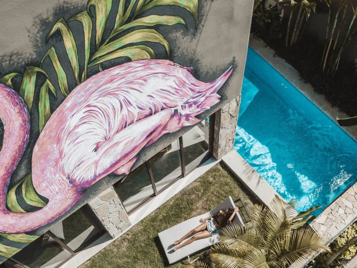 Private heated pool at Villa Vargas Sayulita
