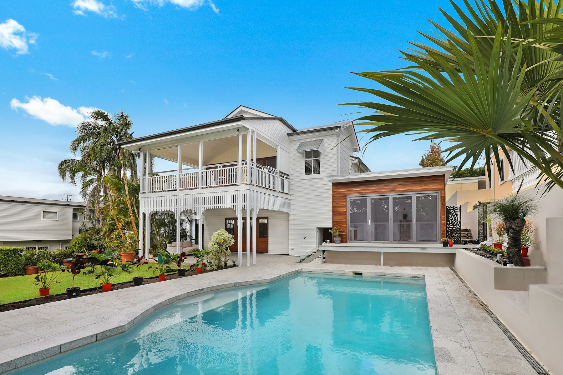 The pool of a luxury villa in Sayulita